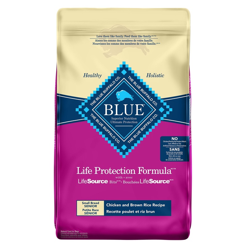 Blue Buffalo Senior Dog Small Breed Chicken & Brown Rice 6lb