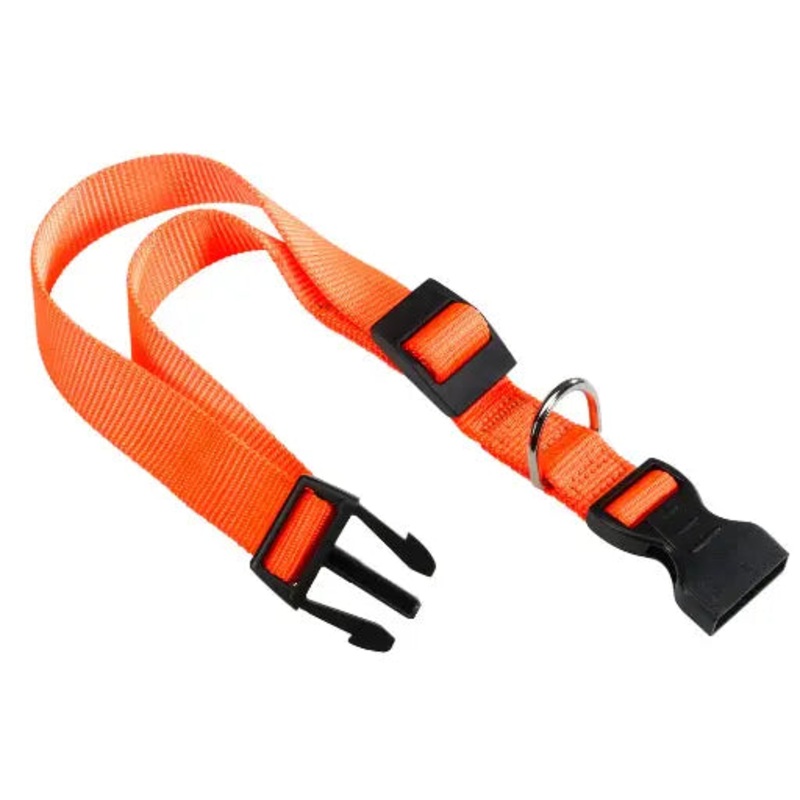 Ferplast Club C Nylon Collar For Dogs[Color – Orange, Dimension – 36-56cm x 20mm]