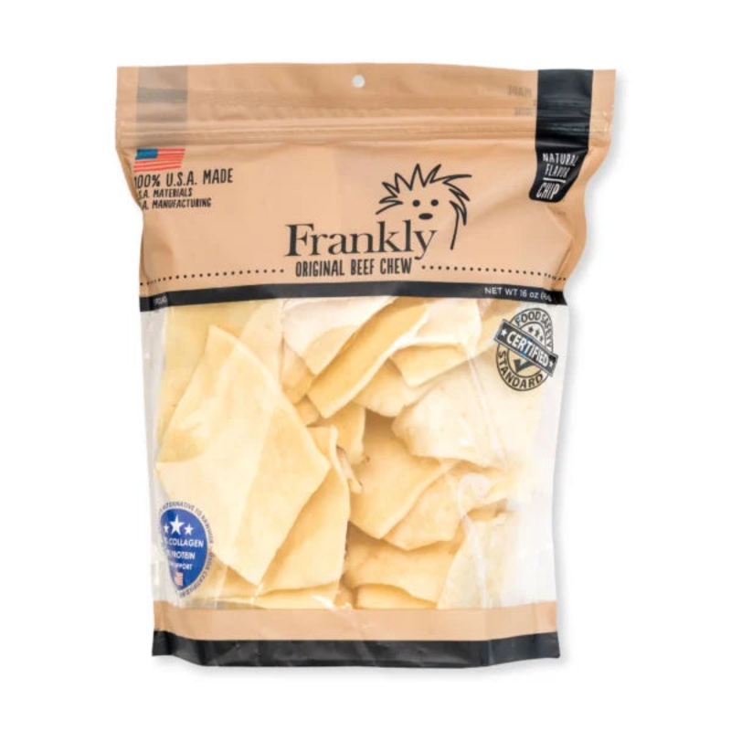 Frankly Beef Chew Chips 1 LB Natural Chips