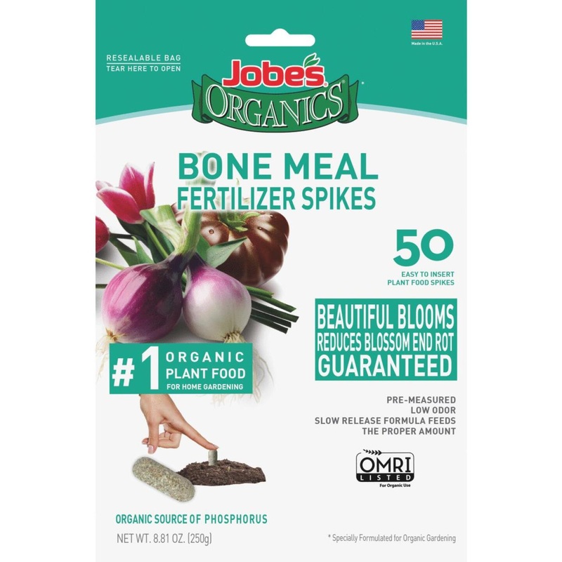 Jobe’s Organics 2-14-0 Bone Meal Spikes (50-Count)