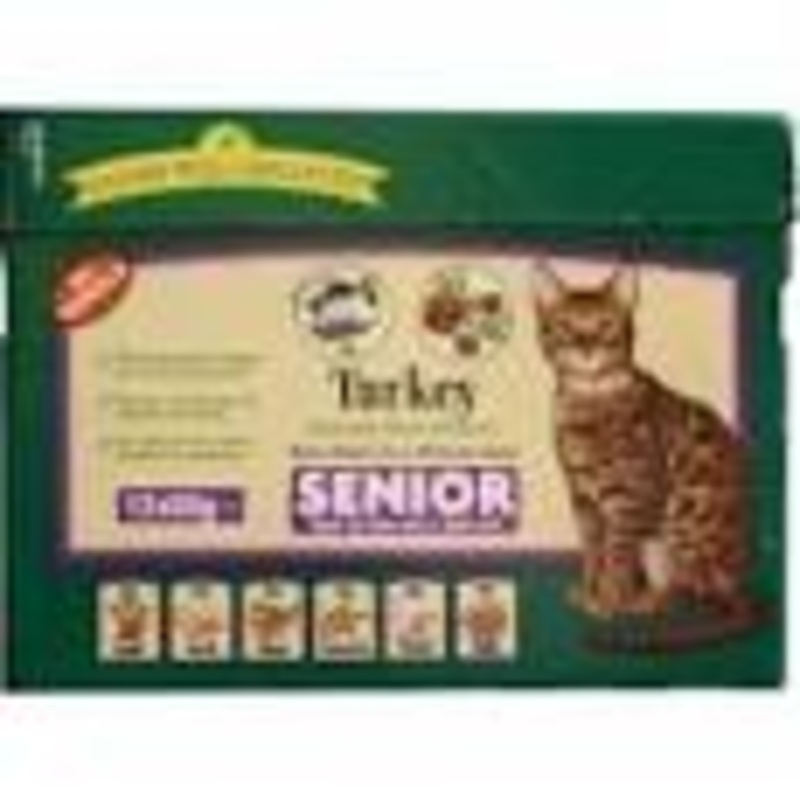 JW Pouch Senior Cat Turkey 85g