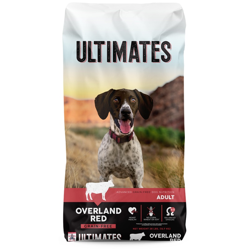Ultimates Overland Red Beef Meal & Potato Formula Grain Free Adult Dog Food 28 lb