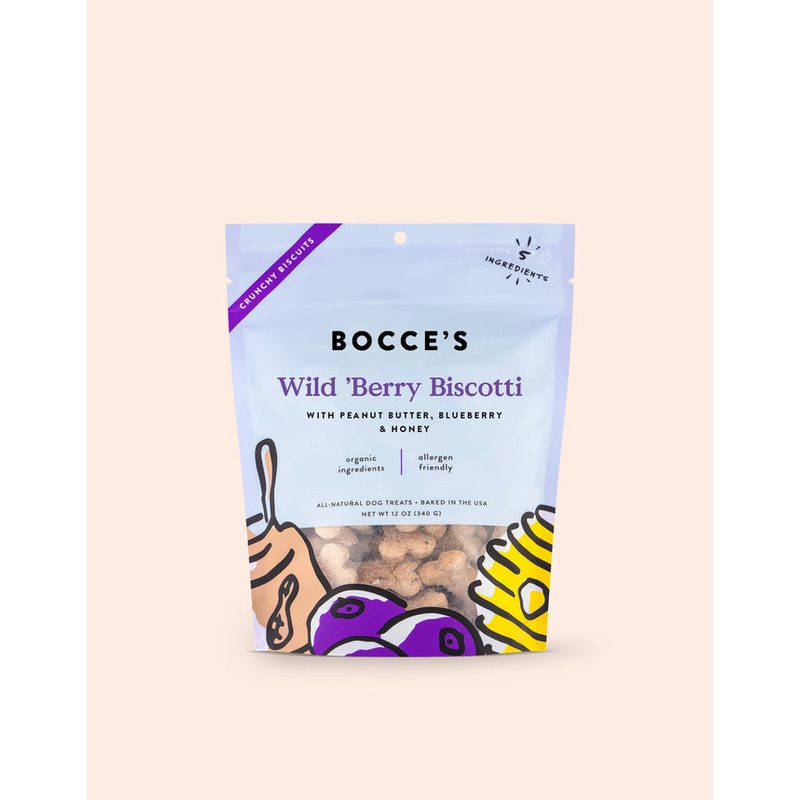 Bocce’s Bakery Wild ‘Berry Biscotti Biscuits