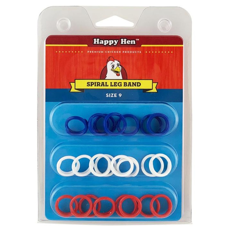 Happy Hen Treats Spiral Leg Band Size 11 / 24 Pack
