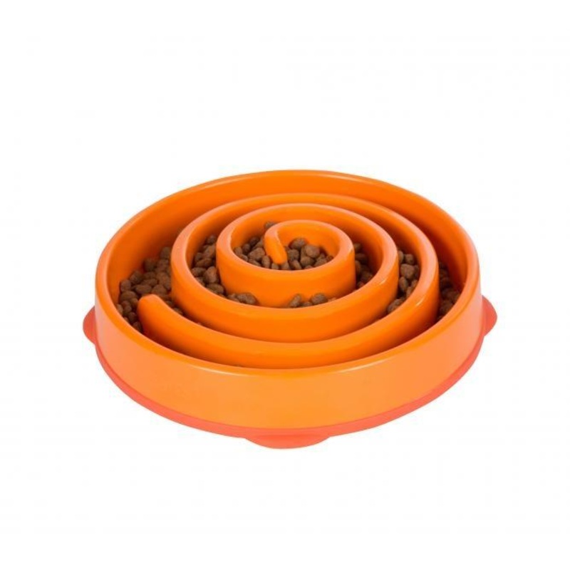 Outward Hound Dog Games Slo Bowl Slow Feeders Coral Design Dog Bowl