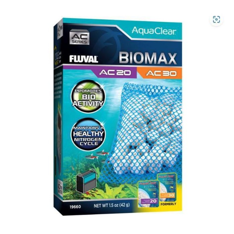 Fluval AquaClear AC20 & AC30 Power Filter BIOMAX Insert