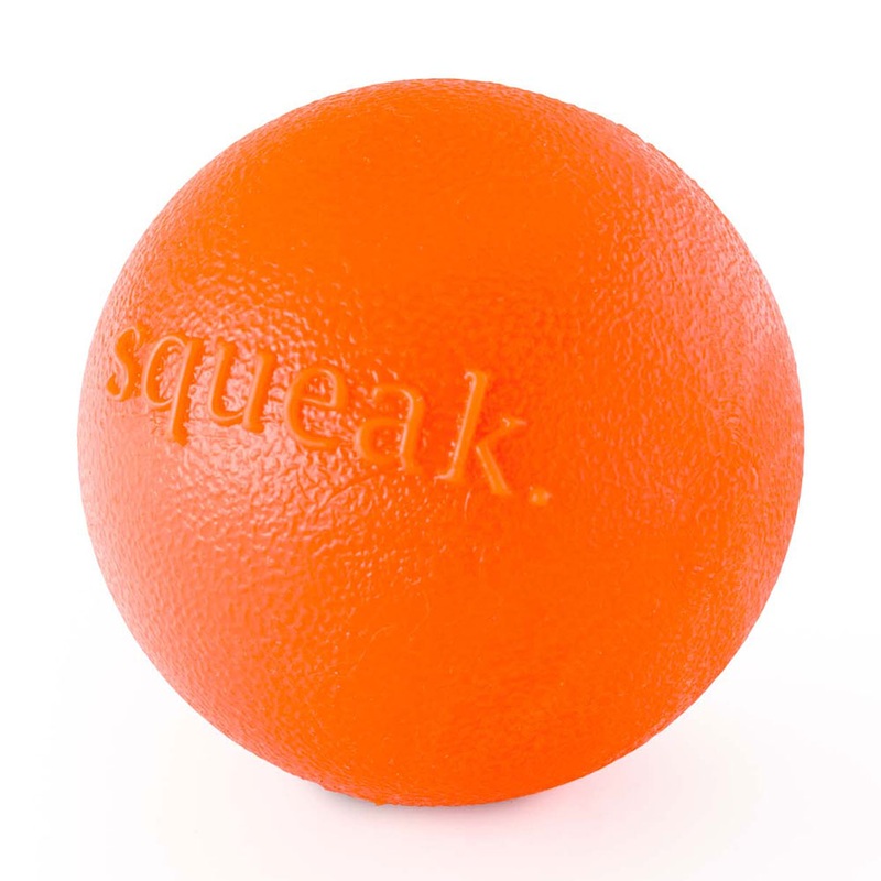 Outward Hound Planet Dog Orbee-Tuff Squeak Ball Dog Toys Orange