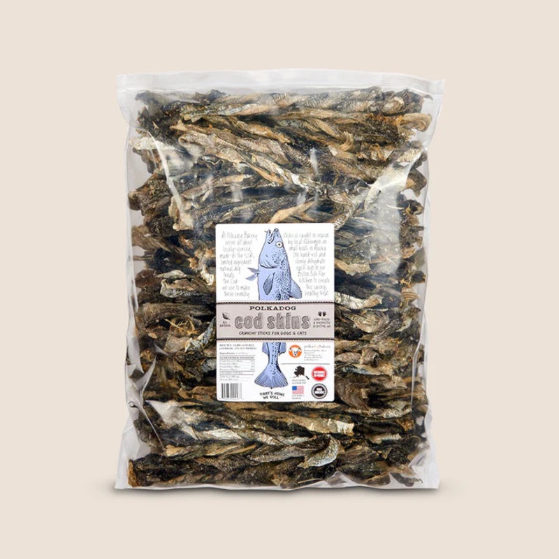 Polkadog Cod Skins Bulk 5 LB