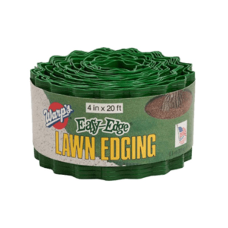 Warp Brothers Easy-Edge Lawn Edging 4 in H X 20 in L, Green