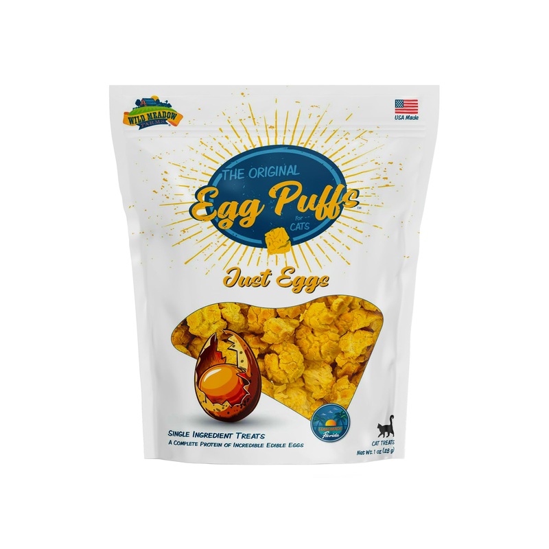 Wild Meadow Farms Just Egg Puffs Cat Treats 1 oz