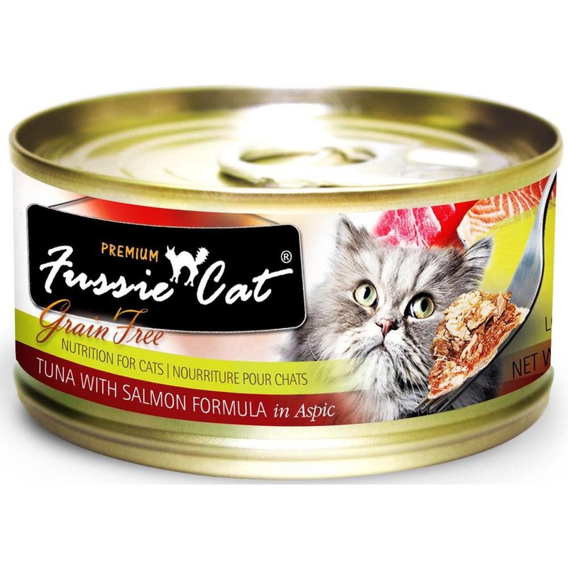 Fussie Cat Tuna with Salmon Wet Cat Food 3-oz. Can