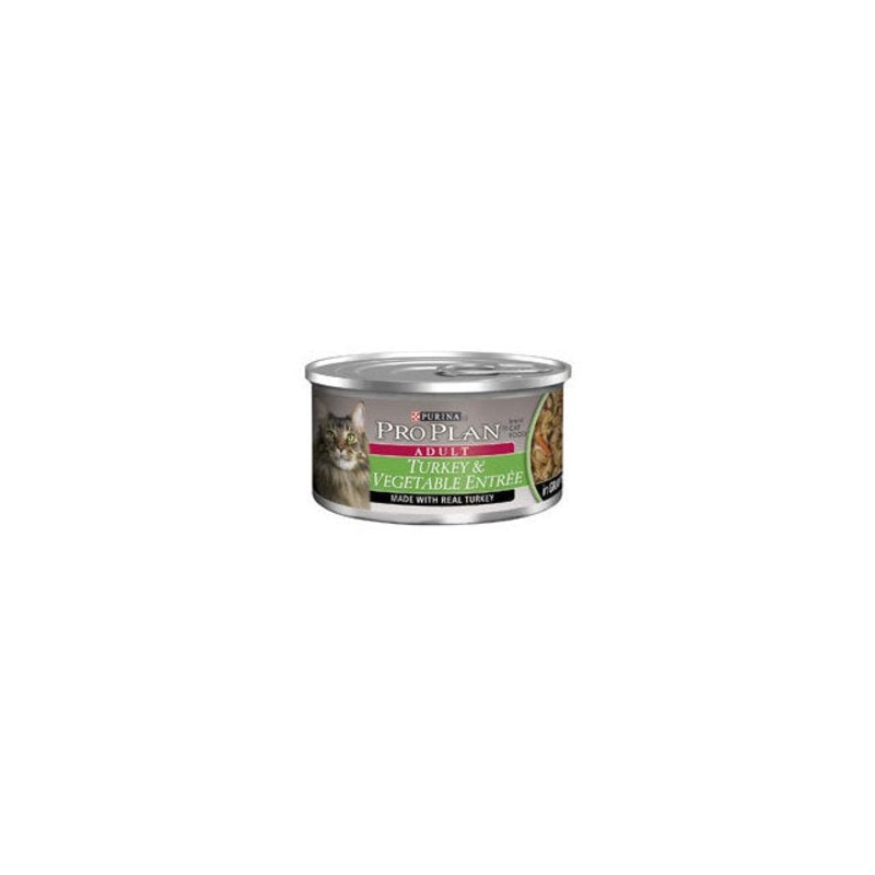 Pro Plan Savor Turkey & Vegetable Adult Canned Cat Food in Gravy, 3 oz