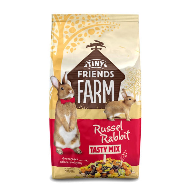 Tiny Friends Farm Russel Rabbit Tasty Mix 2LB
