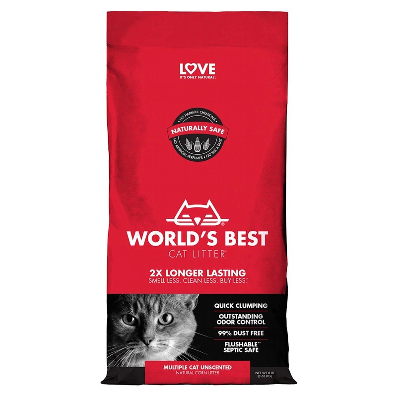 World’s Best Multi-Cat Clumping Litter 28 lb