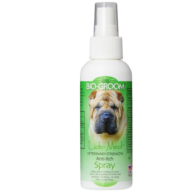 Bio-Groom Lido-Med Veterinary Strength Anti-Itch Dog Spray 8oz – 8 oz.