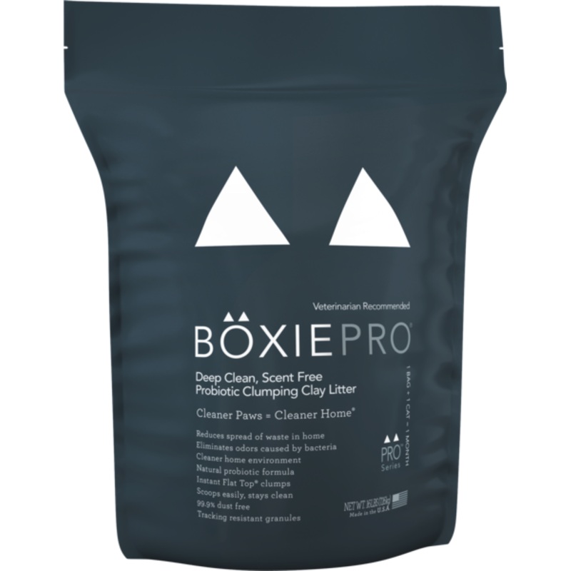 BoxiePro Deep Clean Probiotic Cat Litter 16-lb