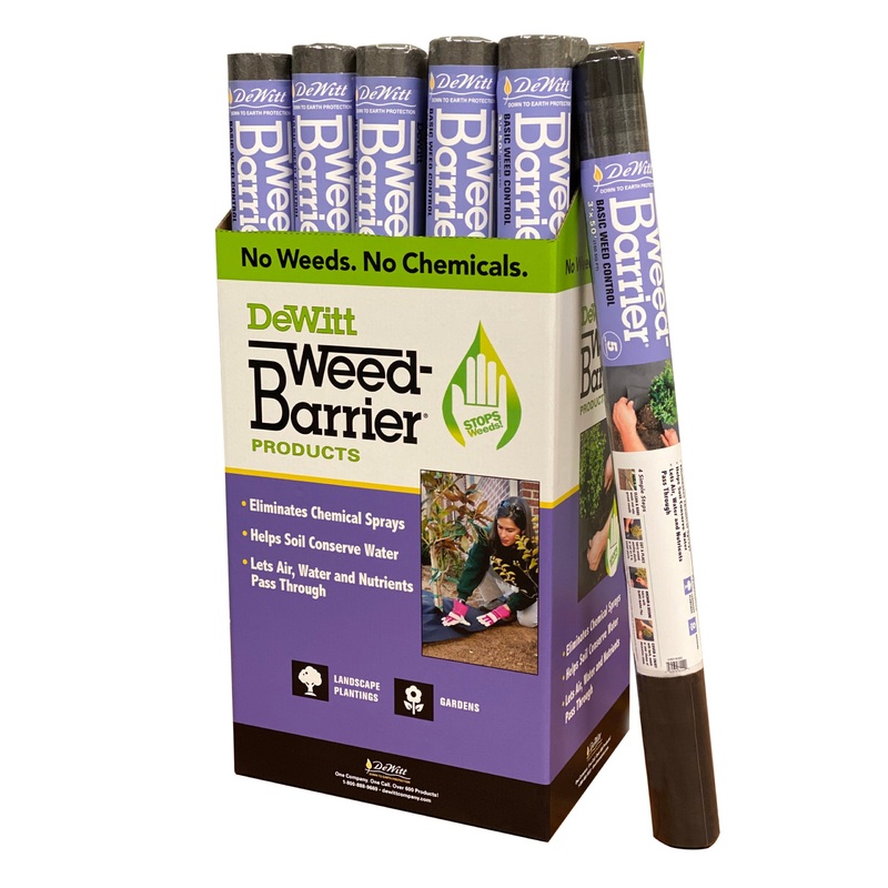 Dewitt Polypropylene Weed Barrier 3 x 100 ft. Dark Grey
