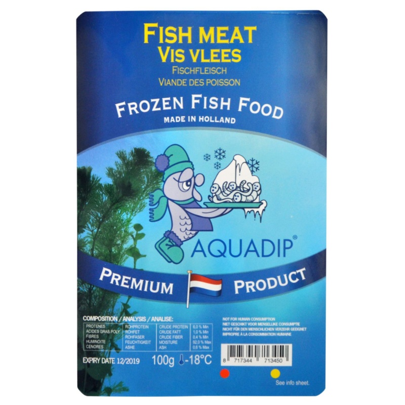 Fish Meat Frozen Food 100g Blister Pack