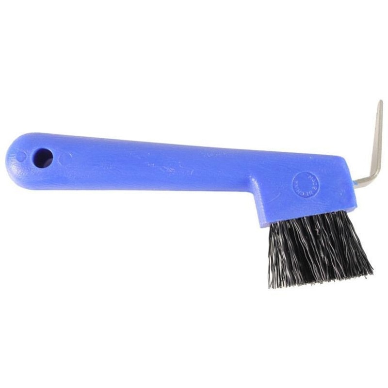 Hoof Pick with Brush BLACK