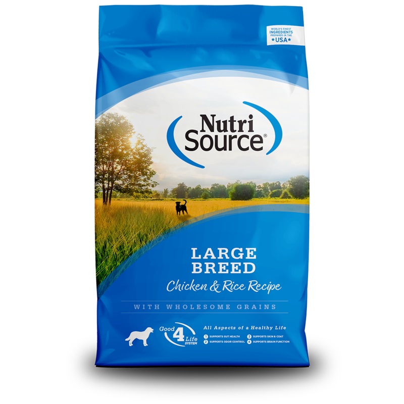 NutriSource Large Breed Chicken & Rice Recipe Dry Dog Food 26 Lb