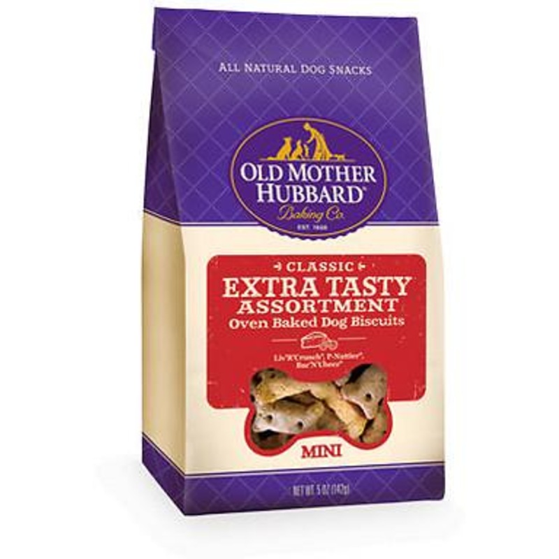 Old Mother Hubbard Crunchy Classic Natural Extra Tasty Assortment Mini Biscuits Dog Treats (20-oz)