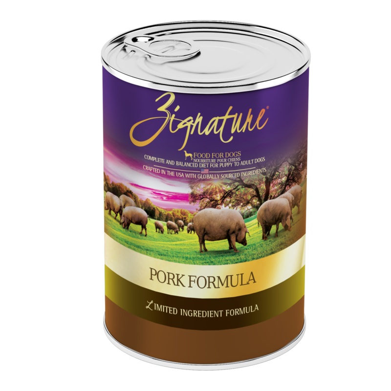 Zignature Pork Formula Wet Dog Food 13OZ