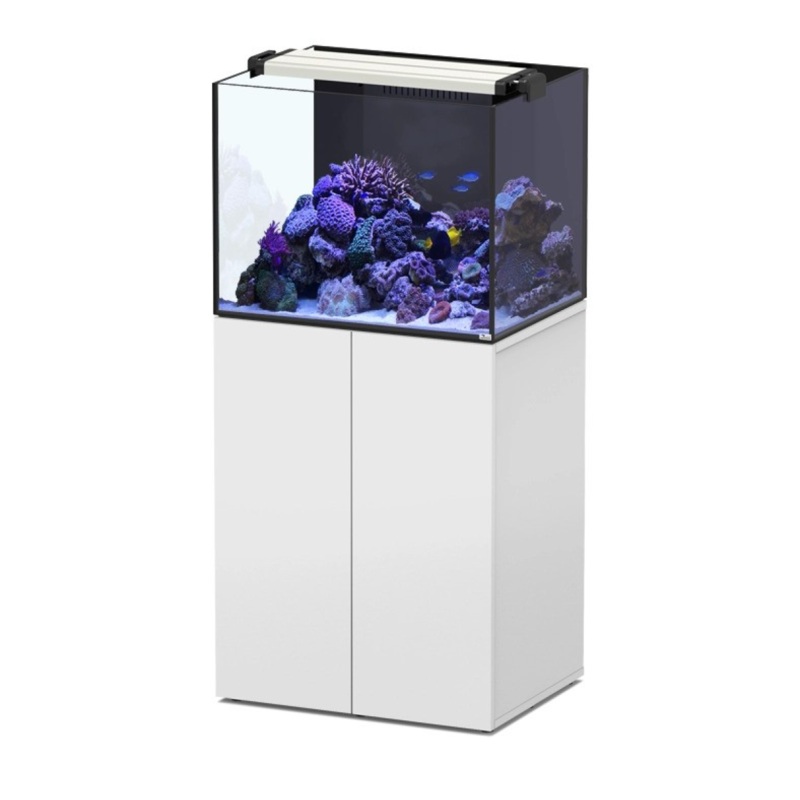 AQUAVIEW 65 AQUARIUM + CABINET 136L 2WD WHITE – 65x50x50cm