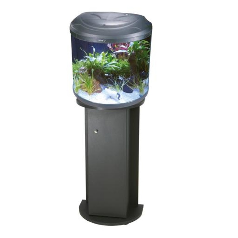 Boyu Half Moon Aquarium +Cabinet 612Lx368Wx613Hmm[BYG-86]