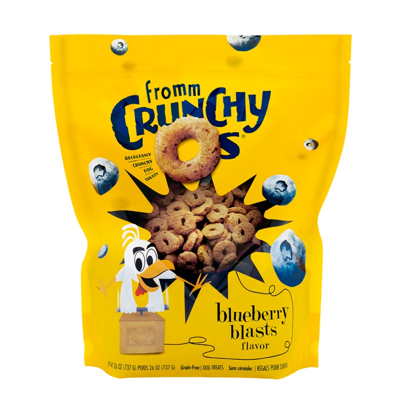 Fromm Crunchy O’s Blueberry Blasts Dog Treats 26oz