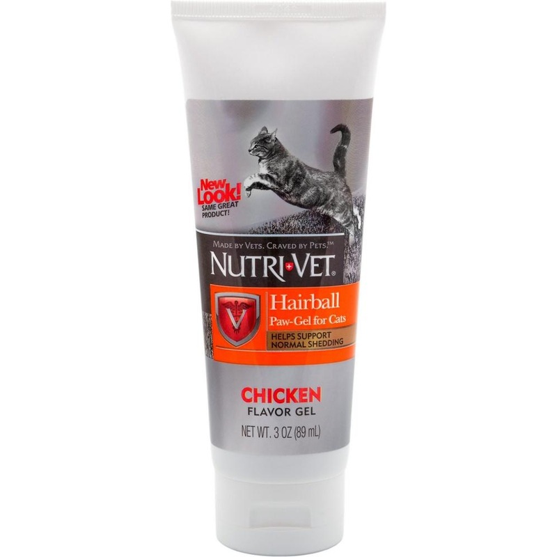 Nutri-Vet Hairball Chicken Flavor Paw-Gel for Cats (3-oz)