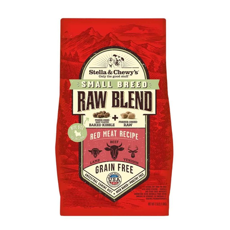 Stella & Chewy’s Small Breed Red Meat Raw Blend Kibble Dry Dog Food 10lb