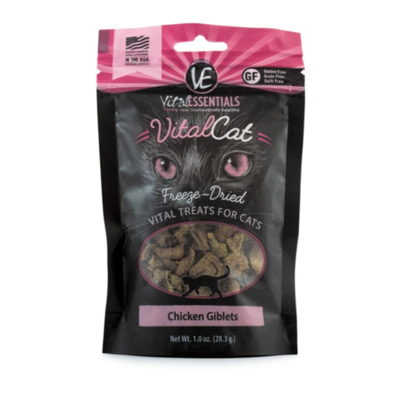 Vital Essentials – Vital Cat – Freeze Dried Chicken Giblets