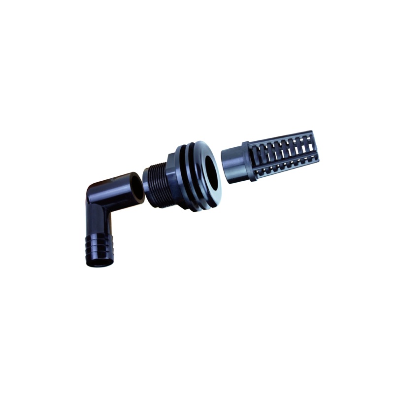 1/2″ Slip Bulkhead Kit with Slip Elbow and Slip Screen