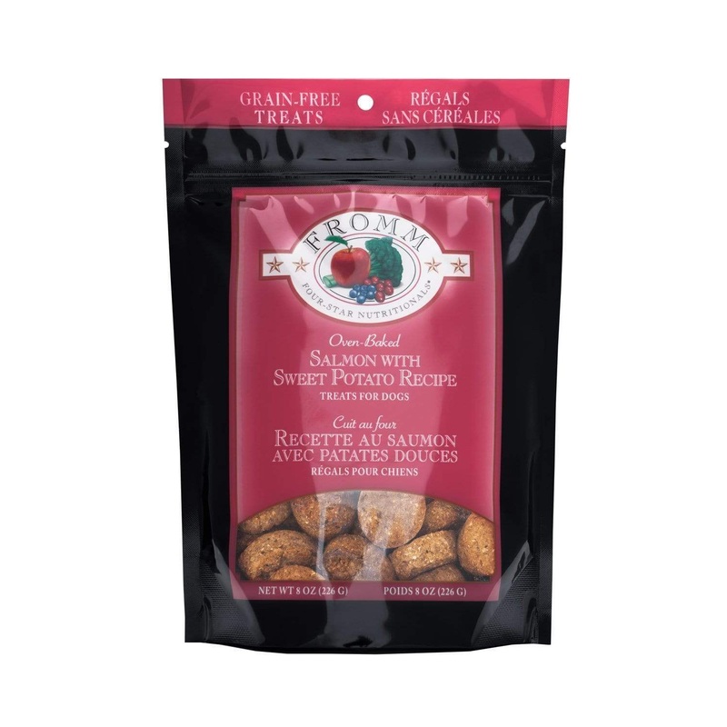 Fromm Four-Star Nutritionals Grain Free Salmon with Sweet Potato Dog Treats 8 oz