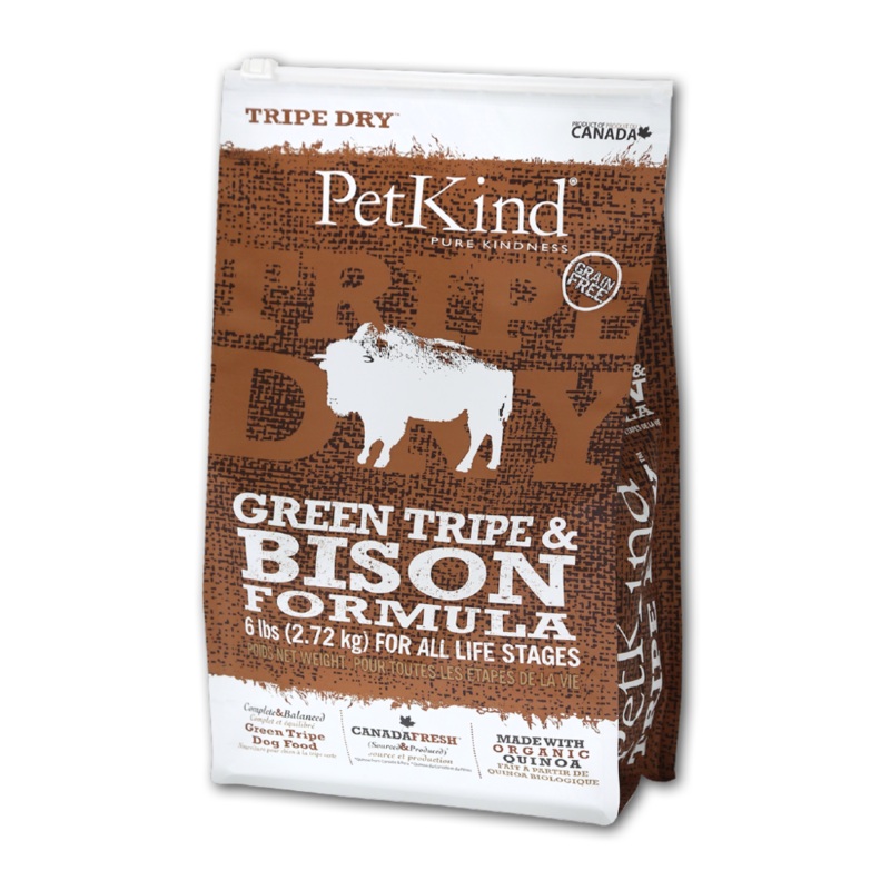 PetKind Green Bison Tripe Dry Formula 6lb