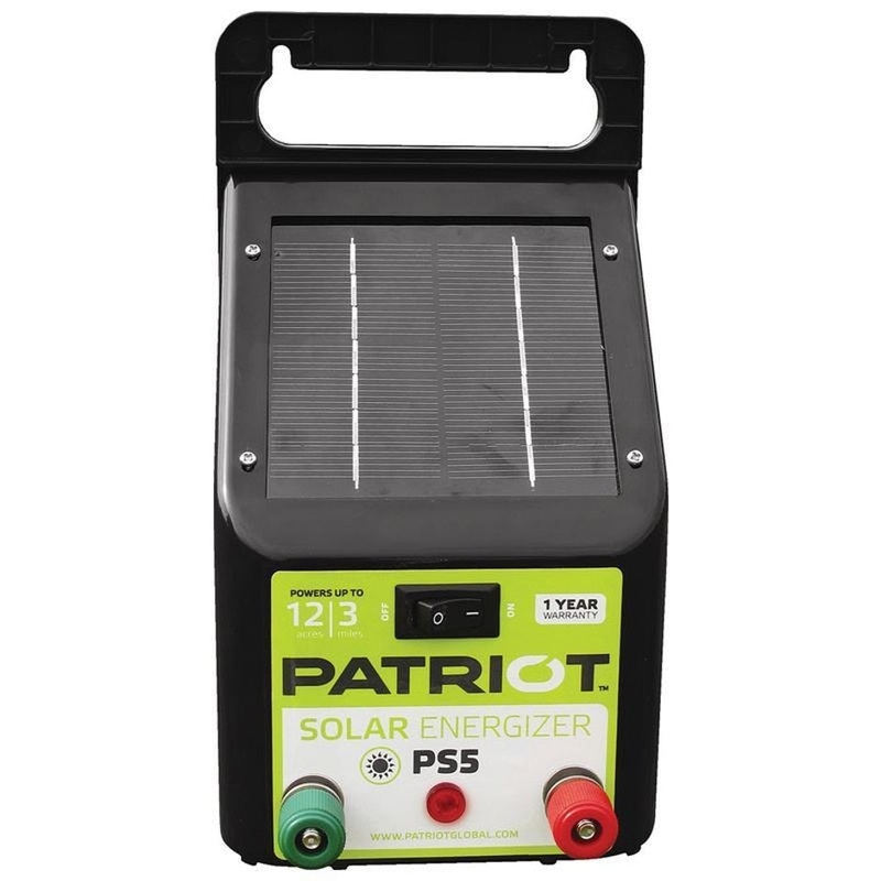 PS5 SOLAR Fence Energizer 4V