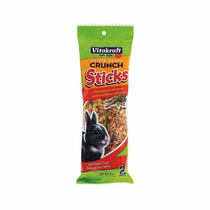 VitaKraft Rabbit Crunchy Sticks Wild Berry 4oz