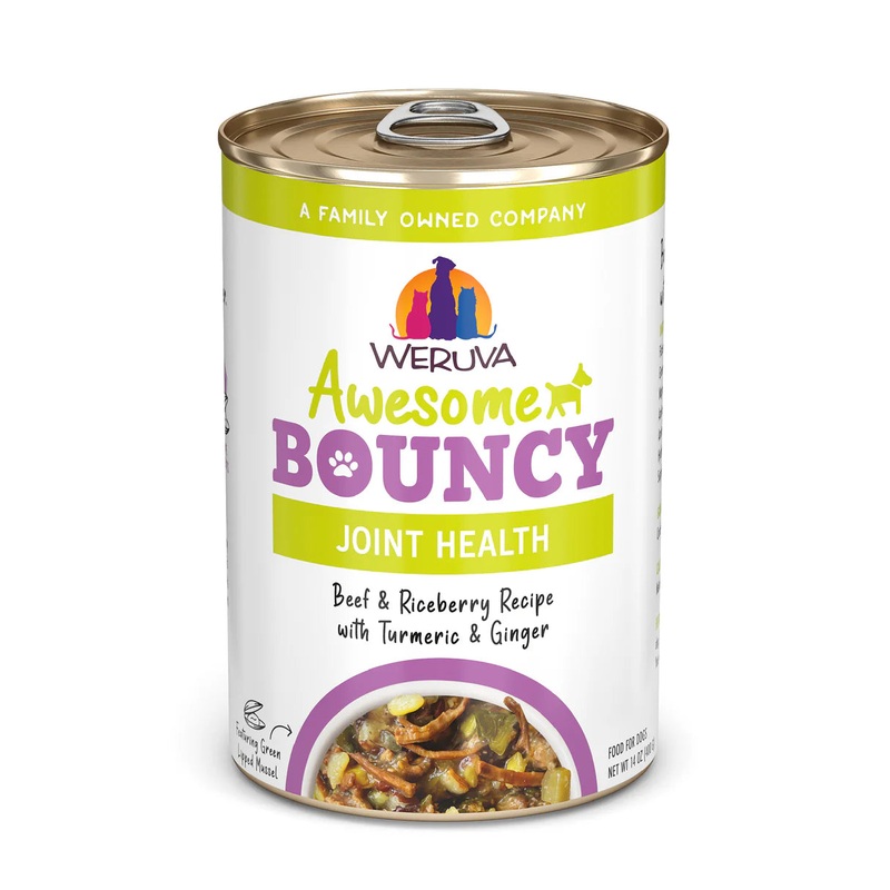 WERUVA AWESOME BOUNCY BEEF AND RICEBERRY RECIPE WITH TURMERIC AND GINGER 6OZ
