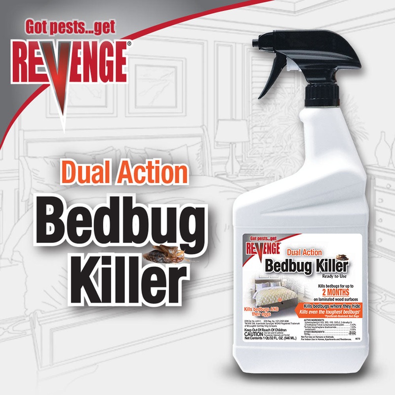 Bonide REVENGE DUAL-ACTION Bedbug Killer Ready-to-Use 1 quart 1 quart