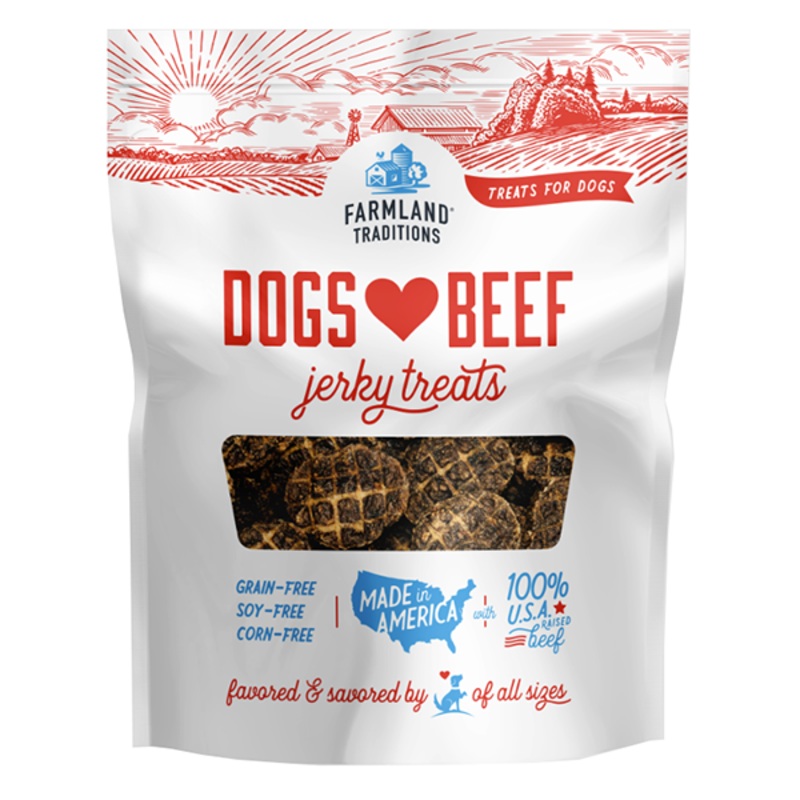 Dogs Love Beef Jerky Grain-Free Dog Treats 5oz