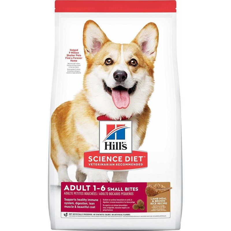 Hill’s Science Diet Small Bites Lamb Meal & Brown Rice Recipe Dry Dog Food 4.5 lb
