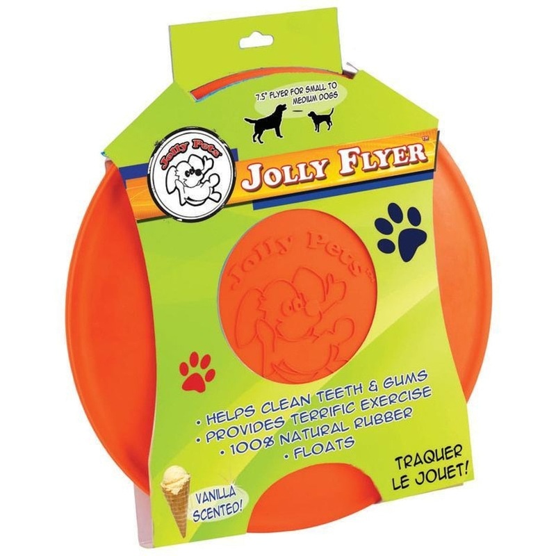 Jolly Pets Flyer Dog Toy Blue SM-7.5 IN