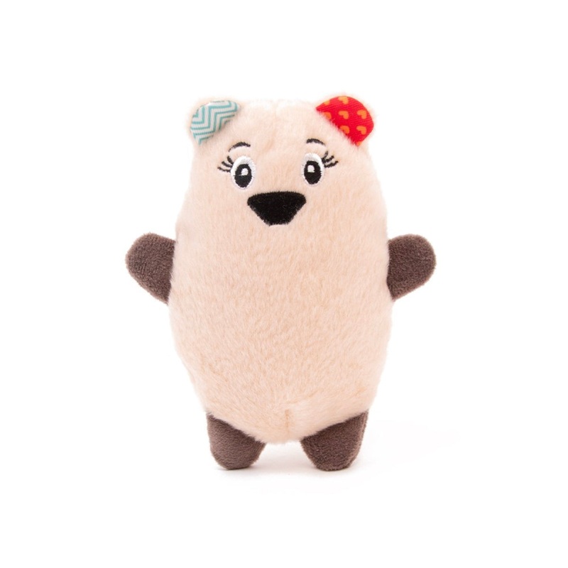 Little and Lively Polar Bear Dog Toy
