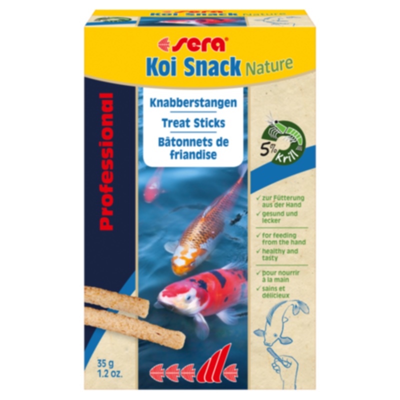 Sera Koi Snack Nature 35g (20 Count)[Count – 20, Weight – 35g]