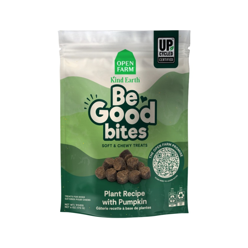 Open Farm Be Good Bites Plant Recipe with Pumpkin Soft & Chewy Treats