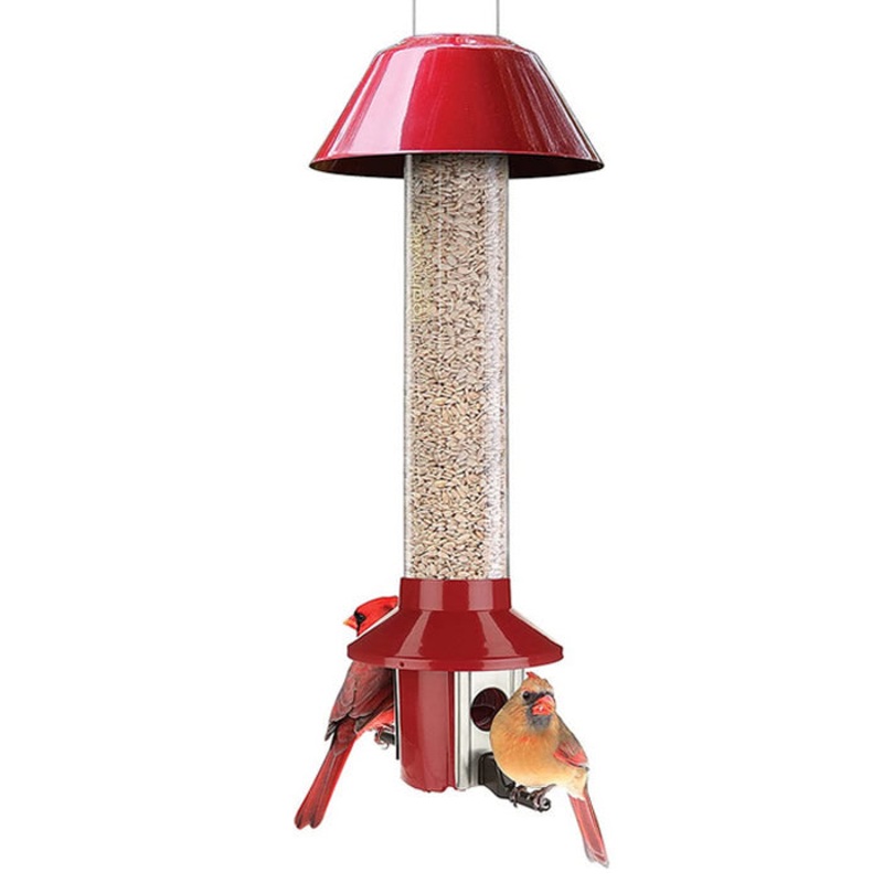 PestOff Squirrel Proof Feeder, Red