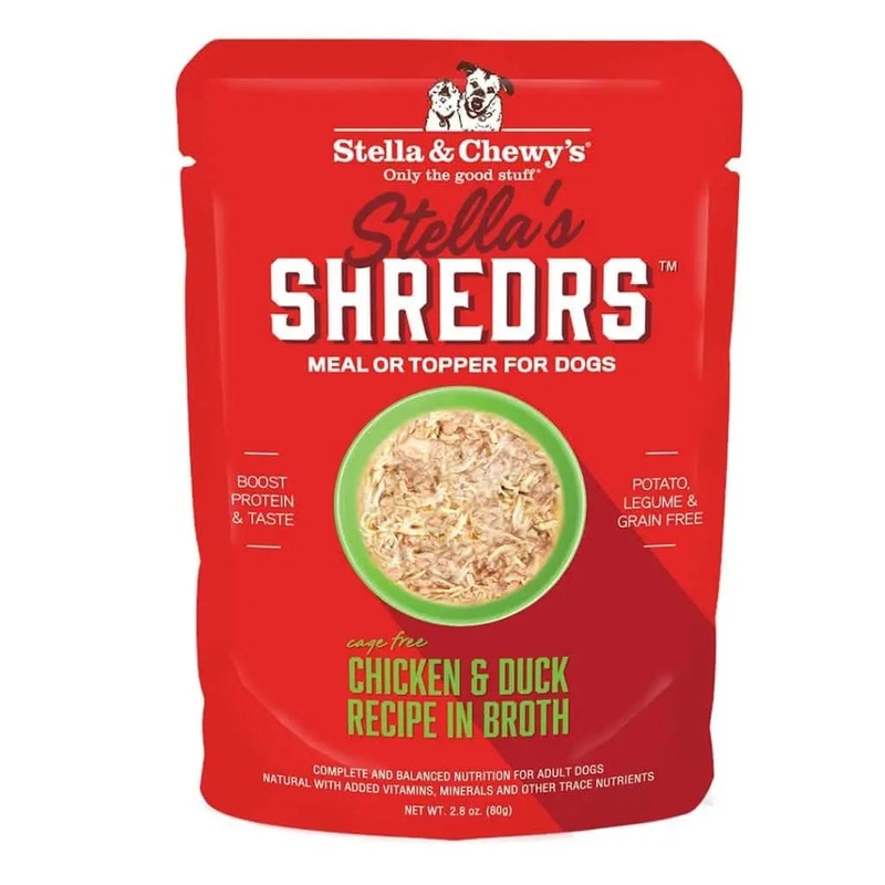 Stella & Chewy’s Stellas Shredrs Chicken & Chicken Liver Recipe in Broth
