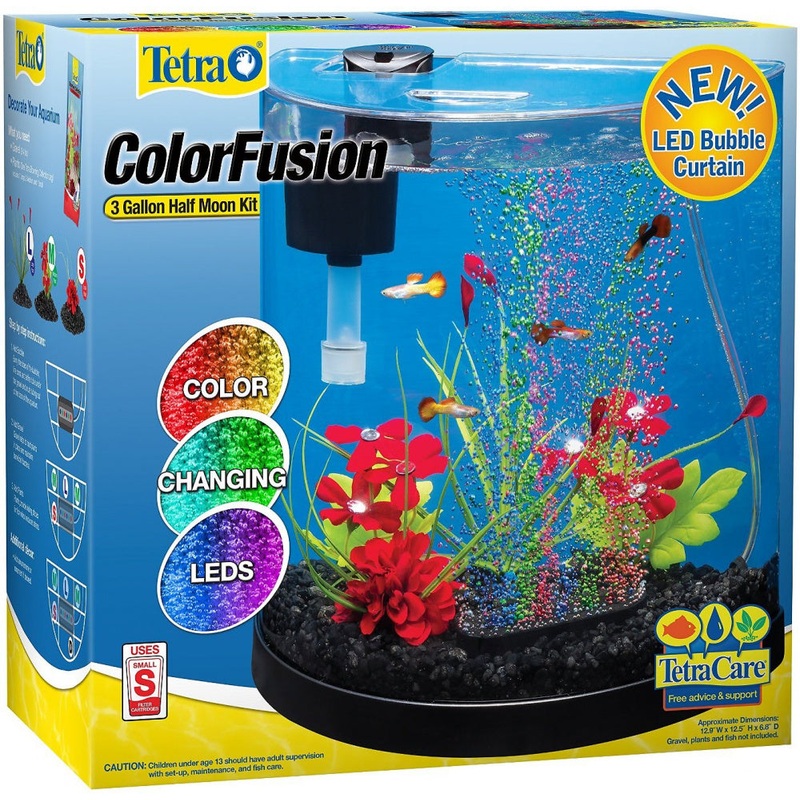 Tetra ColorFusion Half Moon Aquarium Kit