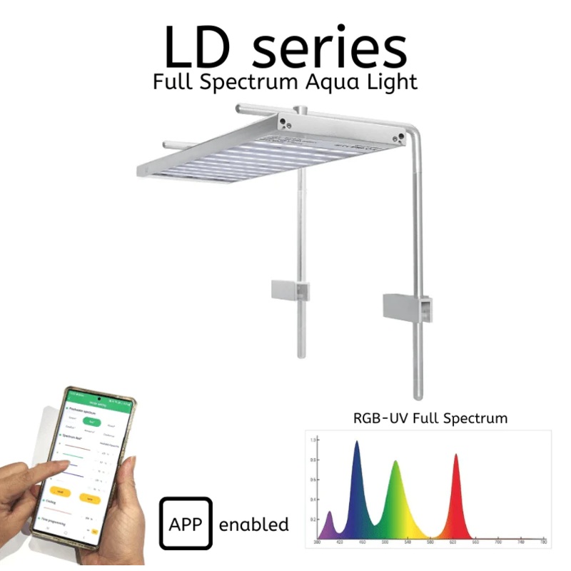 WEEK AQUA LD Series (Standard / Hanging) L600 D PRO – 60cm (55W) No Shade