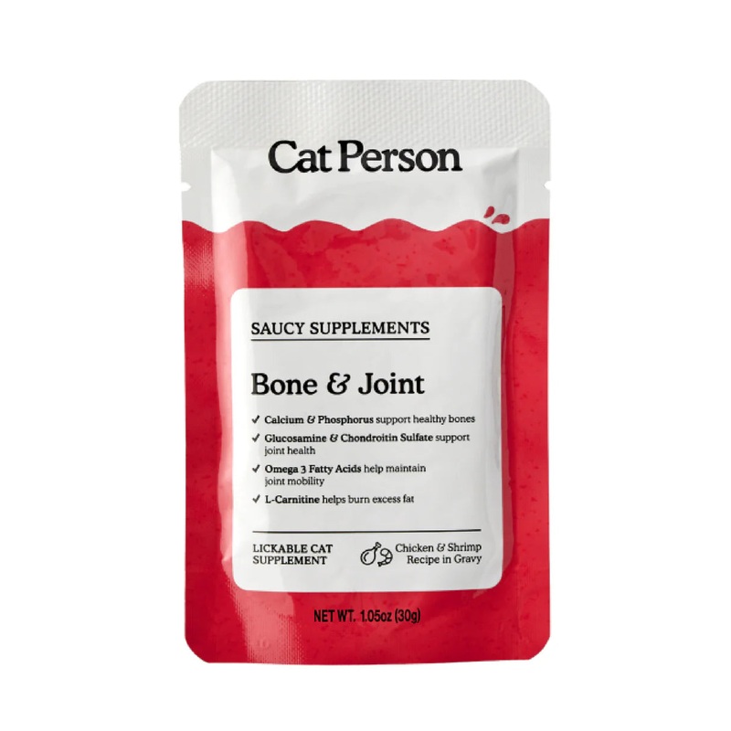 Weruva Cat Person  Bone & Joint Supplement Chicken & Shrimp Recipe in Gravy 1.5 oz